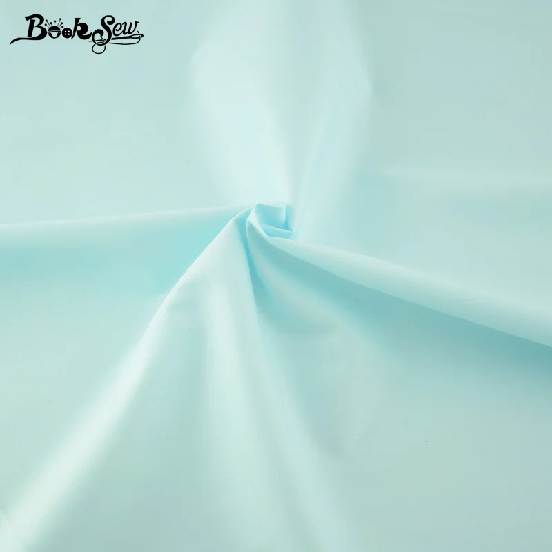 Новинка 100% саржевая хлопчатобумажная ткань однотонная небесно голубая
