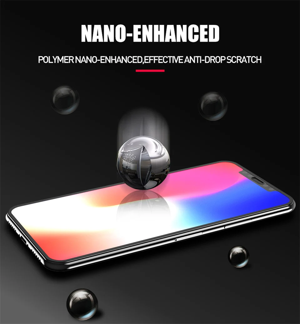 Lovebay 5D закаленное стекло для iPhone 6, 6s, 7, 8 Plus, X, XR, XS Max, защита экрана, полный Чехол, Защитное стекло для iPhone 11 Pro Max