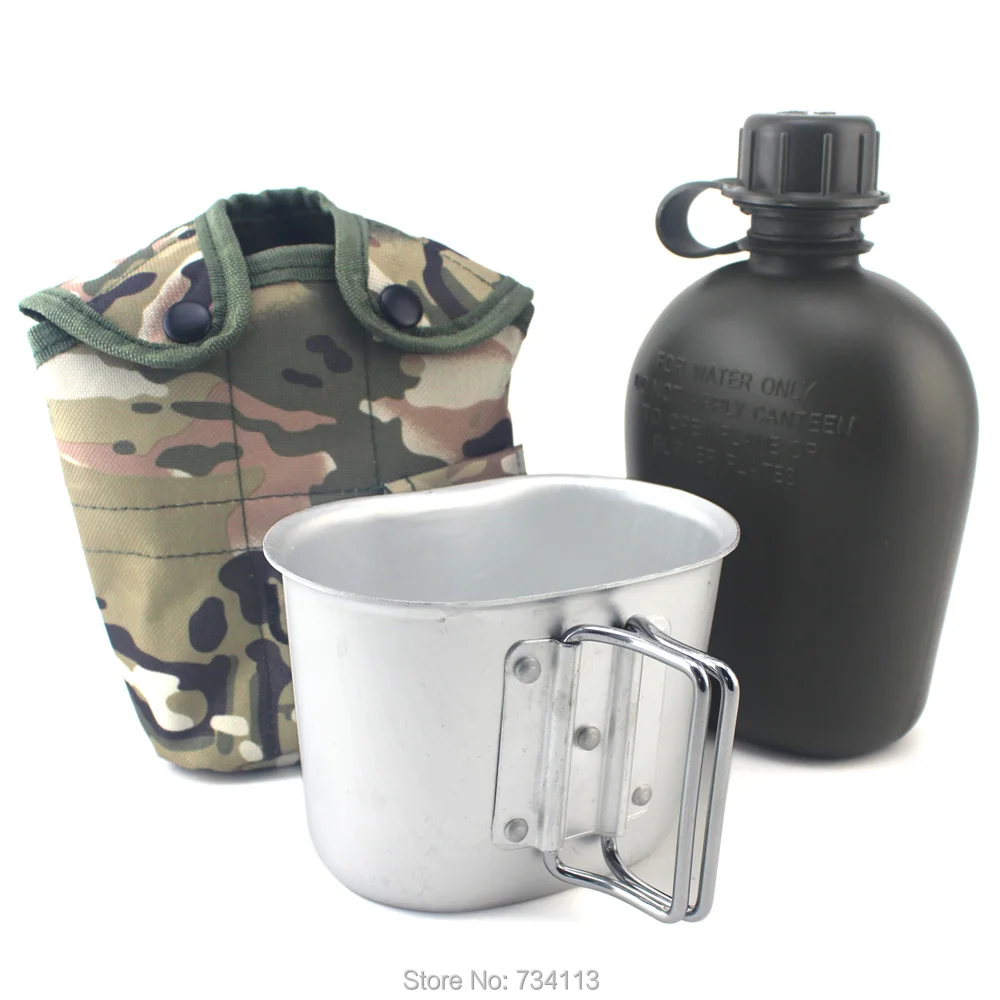 Американский военный походный Кемпинг чайник 2019 модная уличная алюминиевая