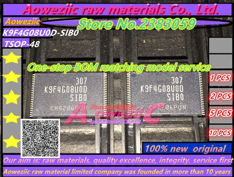 Aoweziic (1 шт.) (2 (5 (10 100% Новинка оригинальная строчка строевидной памяти чип K9F4G08U0D