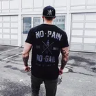 Новое поступление; Летнее для бодибилдинга фитнеса, мужские футболки с коротким рукавом футболки с надписями тренажерные залы рубашка мышцы колготки фитнес футболка Топы