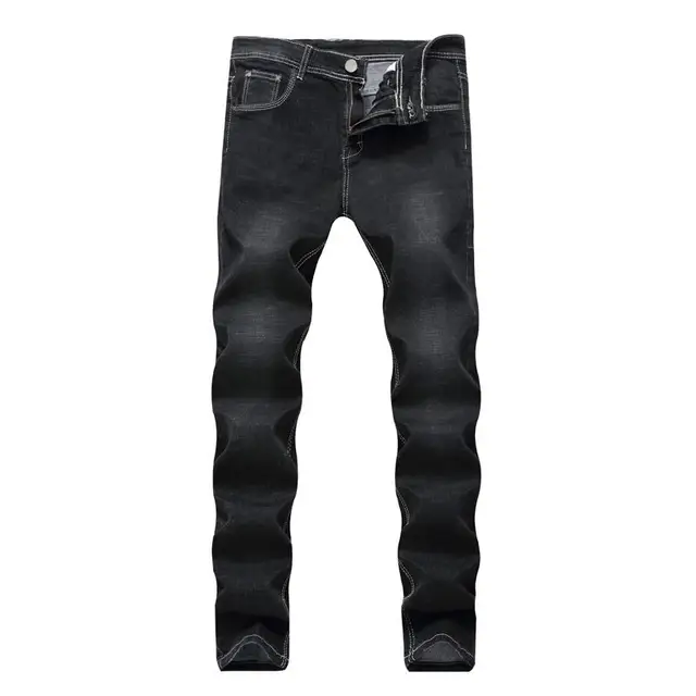 black jeans slim denim Trousers 