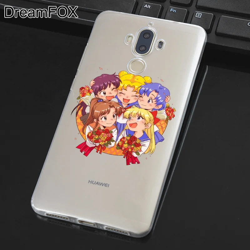 DREAMFOX M286 Sailor Moon Мягкий силиконовый чехол из ТПУ для huawei mate 8 9 10 20 30 Lite Pro |