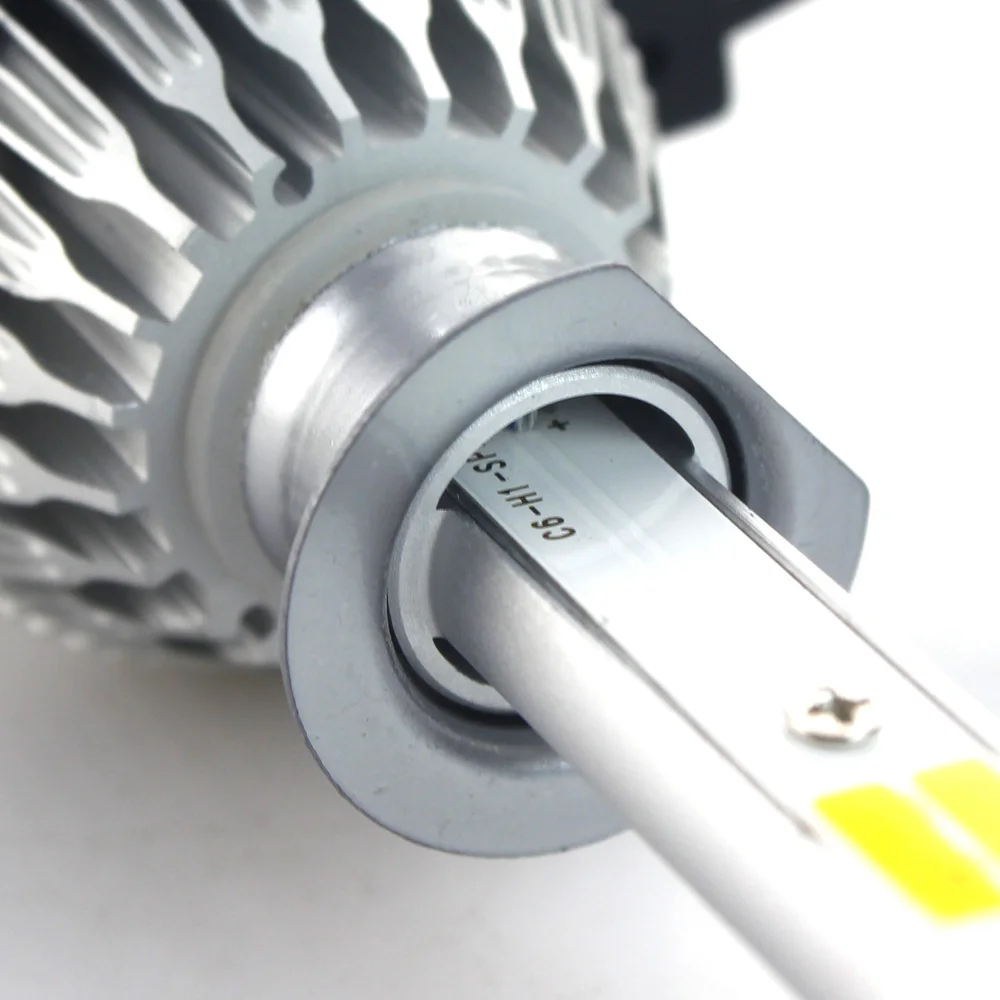 2 шт. светодиодный противотуманный фонарь H7 4300K H4 H11 H1 H3 9005 9006 60 Вт 7600LM|headlight bulb|car