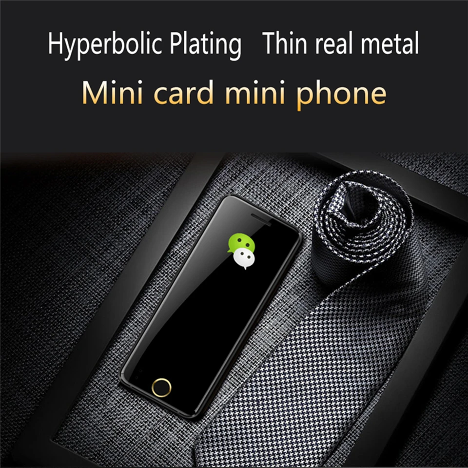 Карманный мини-телефон Ulcool V66 Plus, анти-потеря, две sim-карты, ультра тонкий телефон, MP3, четырехдиапазонный GSM Bluetooth, мобильный телефон