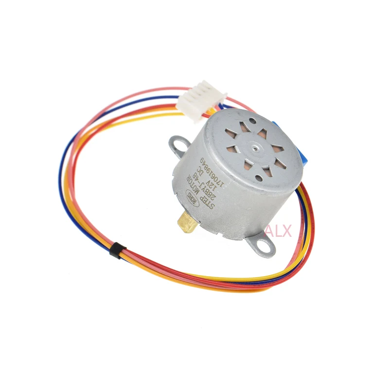 Шаговый двигатель 28BYJ-48 4-фазный 28byj 28byj48 28byj-48-12V для arduino самостоятельной сборки 12 В