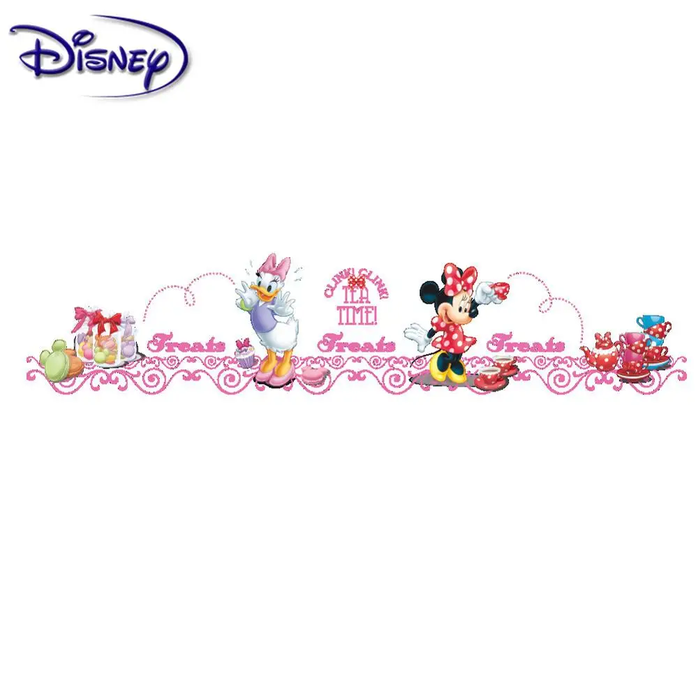 Наклейки Disney Микки и Минни милые экологичные наклейки украшение для детской