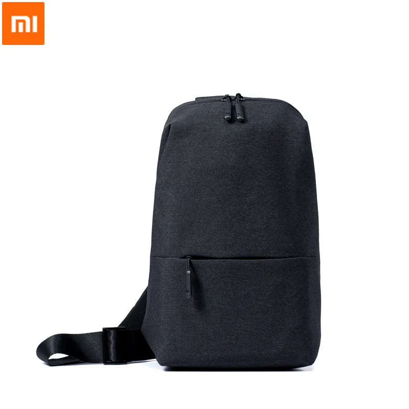 Оригинальный рюкзак Xiaomi Mi городской для отдыха нагрудная сумка мужчин и женщин