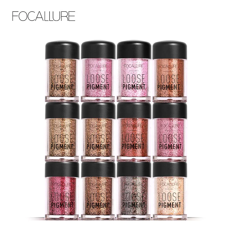 FOCALLURE 18 цветов Блеск тени для век Diamond средства ухода за губами свободные макияж