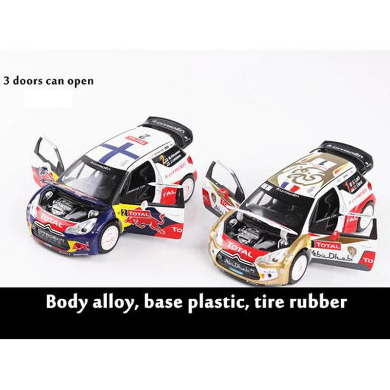 

1:32 Simulation DS3 Alloy Simulation Model Car Pull-back Alloy Racing Car With Rear Spoiler Kids Gift Collection Toy Car