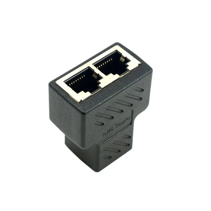 Chenyang Cat6 RJ45 8P8C разъем для двойной Сплиттер сетевой Ethernet Патч-корд адаптер с