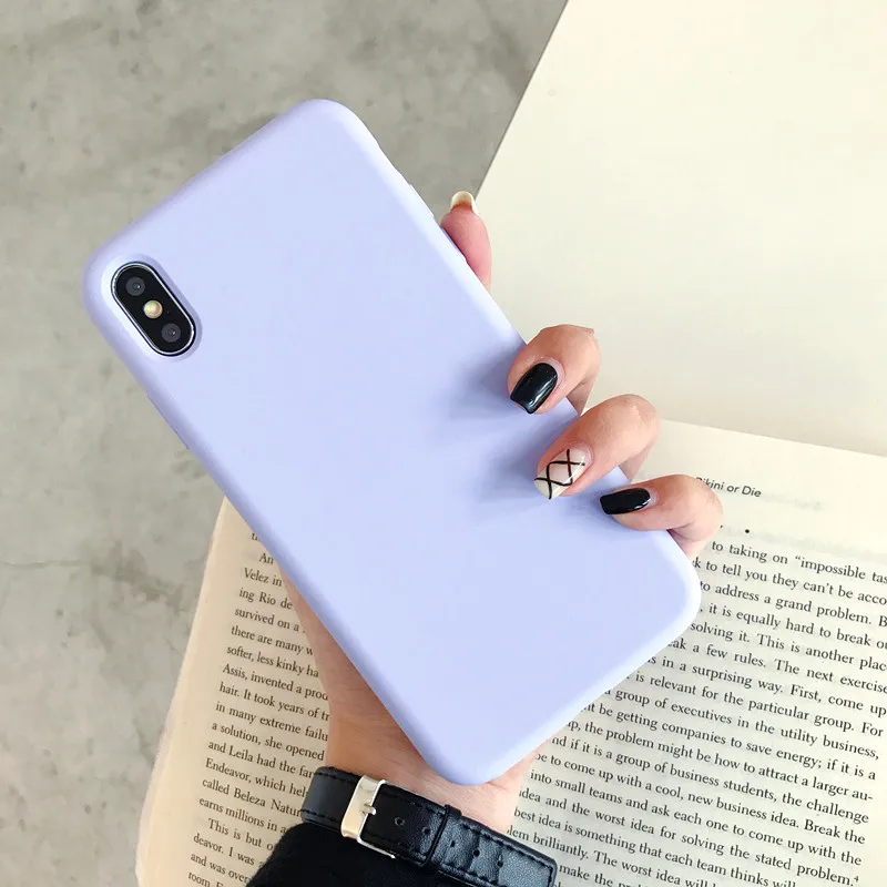 Однотонный жидкий силиконовый чехол ярких цветов для iPhone XR Xs Max X R 10, гелевый резиновый чехол для телефона, защитный чехол s Shell Coque - Цвет: yym6