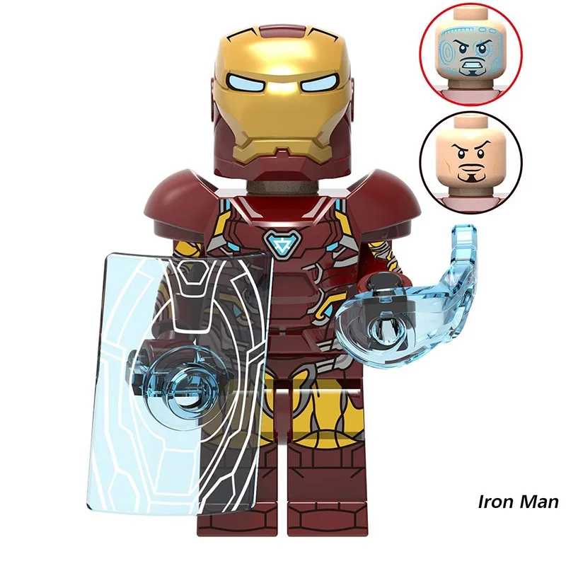 Мстители 4 эндигра Железный человек зал бронированная модель Legoed Marvel фигурки