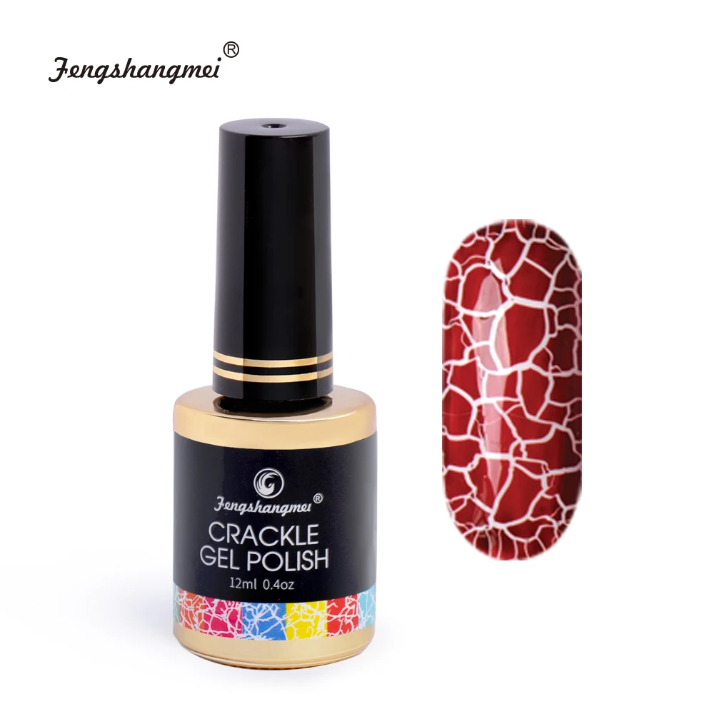 Гель лак для ногтей с трещинами fengshangmei 12 мл|crackle gel polish|gel polishgel varnish |
