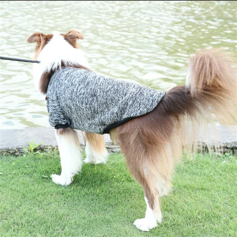 Large Dog Hoodie Coat Sweatshirt Big Clothes Samoyed Golden Retriever Clothing Husky Labrador Pet Outfit | Дом и сад