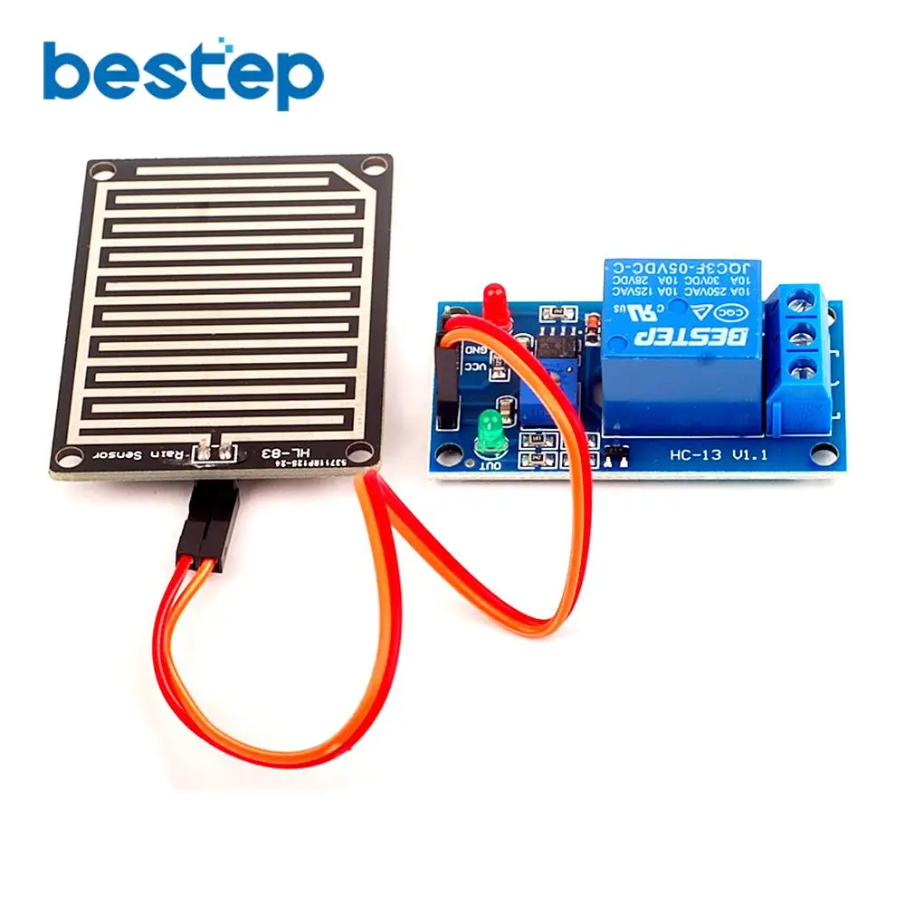 Модуль контроллера капель дождя 5 В 1 шт.|control sensor|raindrop sensorsensor control |