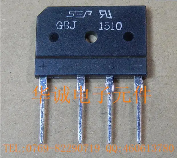 Бесплатная доставка Новый мост выпрямитель GBJ1510 DIP4 15A1000V 10 шт./лот|lot lot|lot 10pcslot |