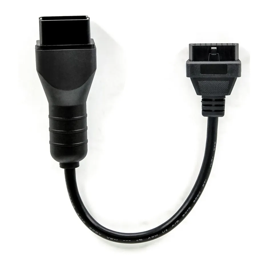 Для RENAULT 12Pin до 16Pin OBD Автомобильный Диагностический адаптер конвертер кабель obd-ii 2
