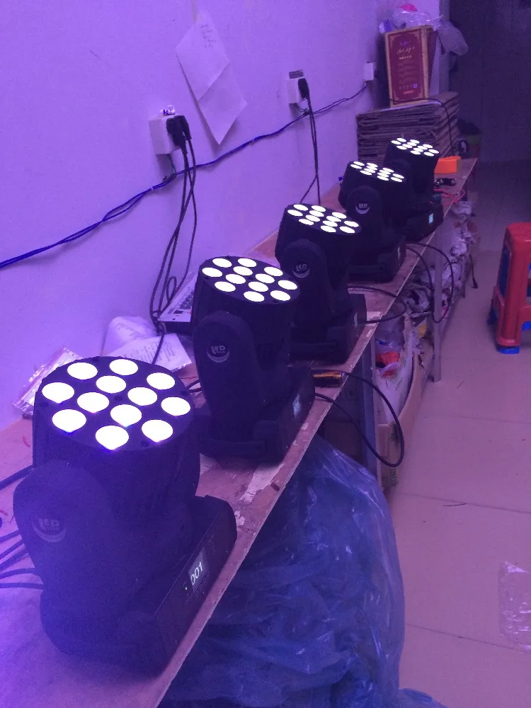 Высокое качество 12*10 Вт RGBW 4 в 1 lyre led Луч движущаяся голова Вечерние огни Led мыть dj