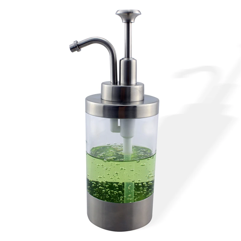 Дозатор для жидкого лосьона и мыла из нержавеющей стали бутылка насоса ванная
