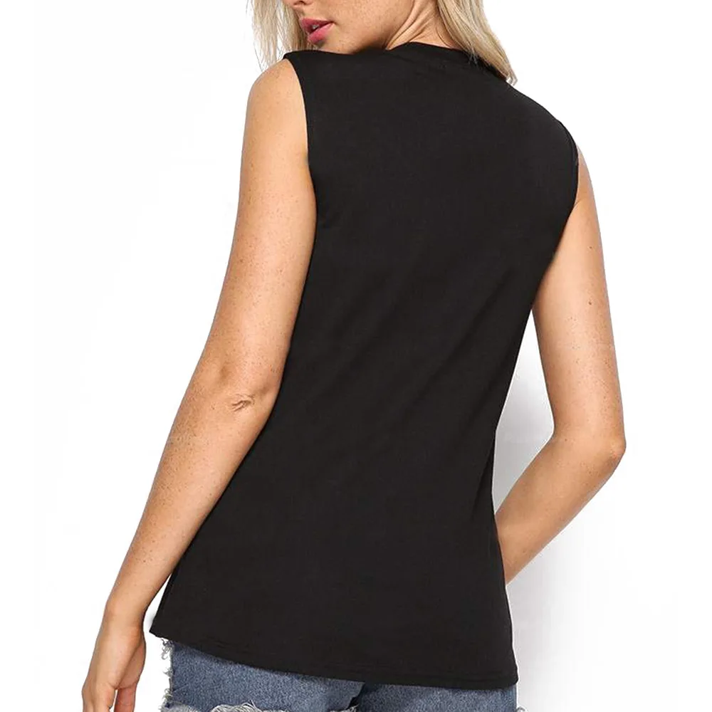 

2019 Fashion Women Tank Tops Honey Letter Print O-Neck Black Casual Tank Female Summer Sleeveless Funny Tops Ladies Tops Tee