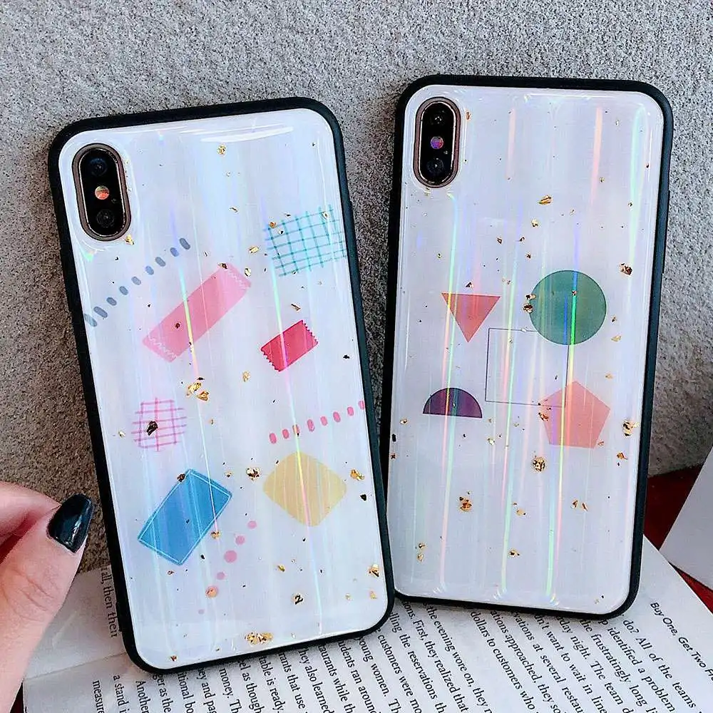 Чехол KISS с сушеными цветами чехол для телефона iphone XR X XS MAX 7 геометрический