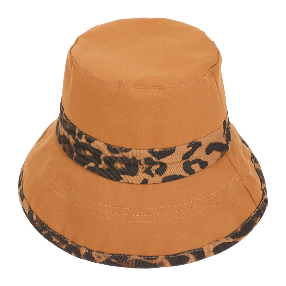Женские летние дорожные богемные шляпы пляжная шляпа от солнца леопардовые