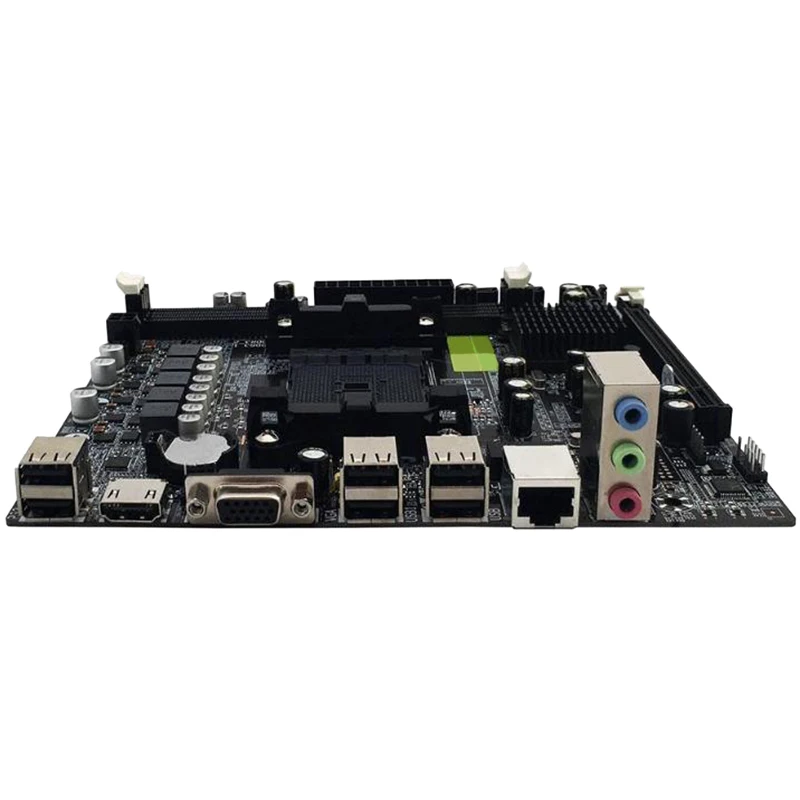 Материнская плата для компьютера Amd A55/A58 Pci E 2Xddr3 4Xsata2. 0 интерфейс Dimm Fm2/Fm2 +