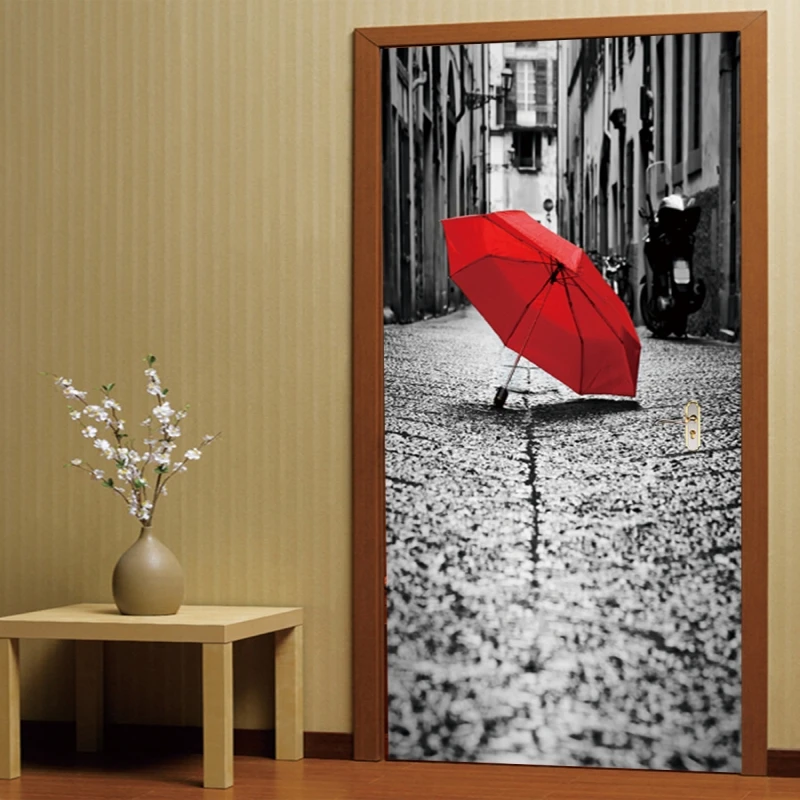 

Самоклеящиеся 3D стерео наклейки для дверей Colomac, декоративные аксессуары для украшения гостиной, спальни