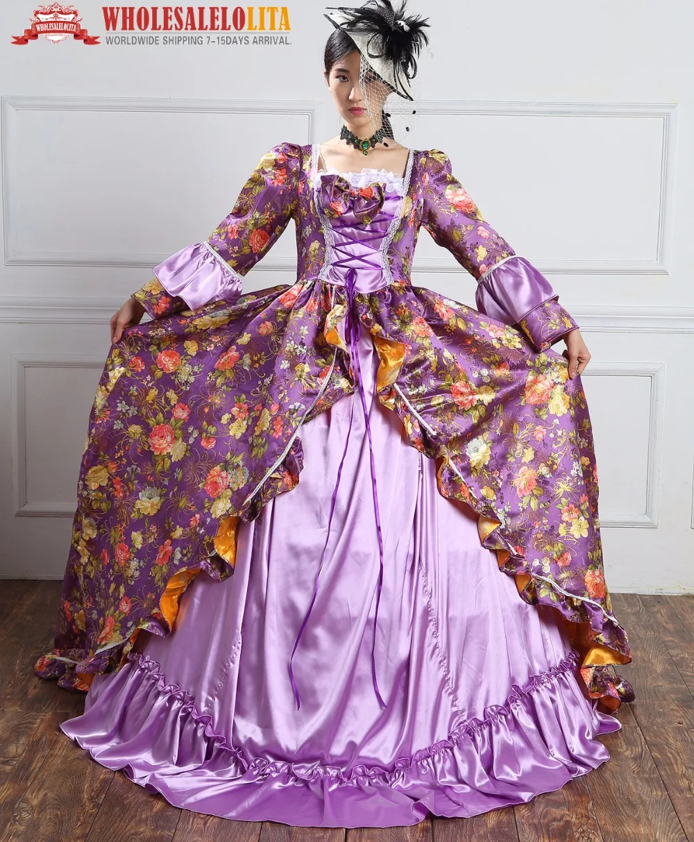 Высококачественное платье для праздников с принтом Marie Antoinette театральный