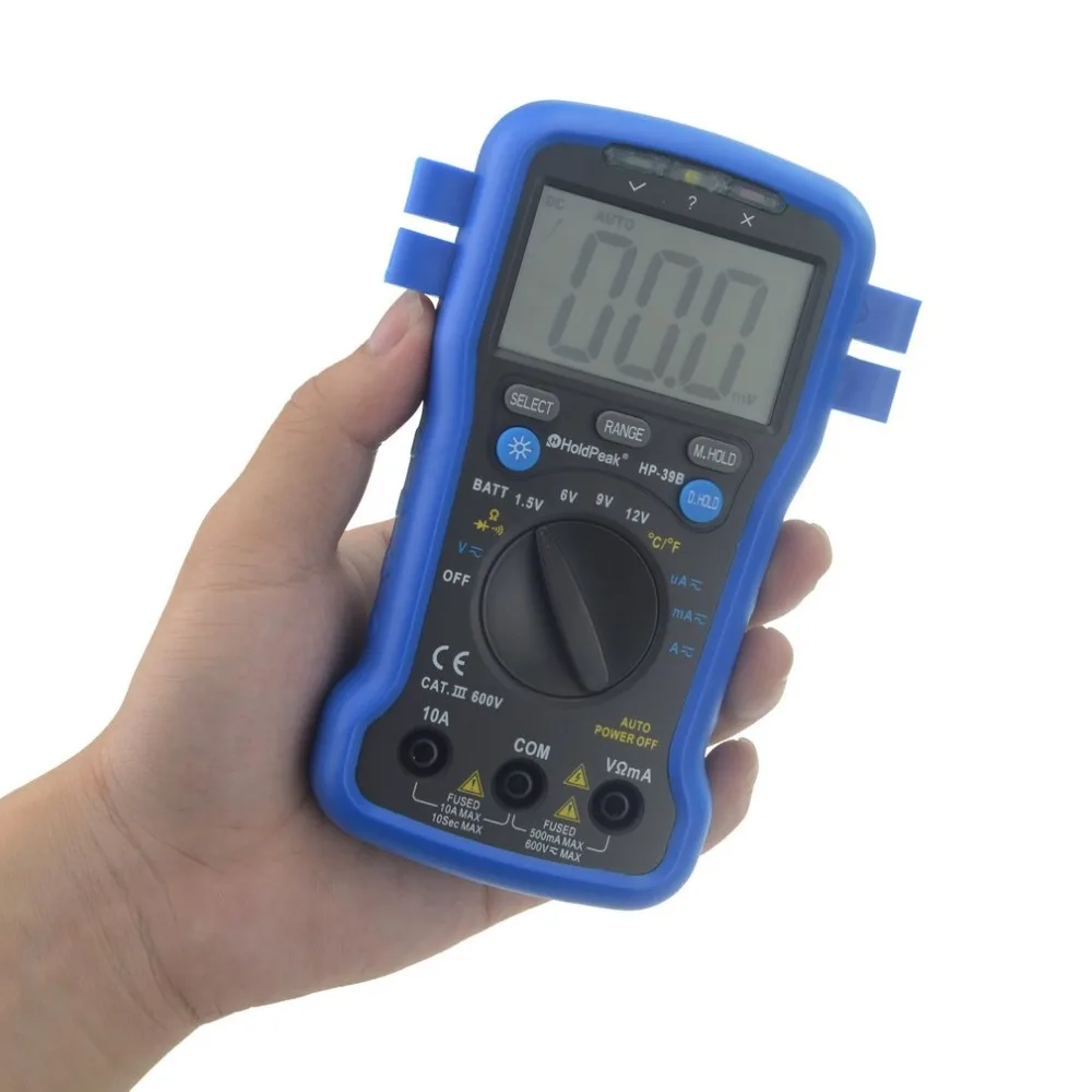 Digital Multimeter Multifunction AC/DC Voltage Current Temperature Resistance Capacitance Pocket Tester | Инструменты