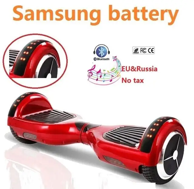 Двухколесный электрический скутер hoverboard скейтборд Электрический скейт умный