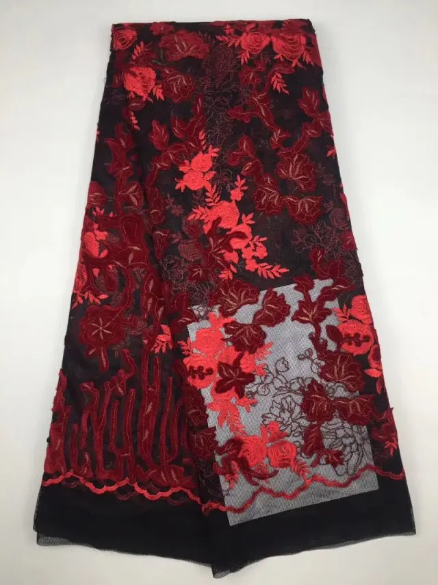 Latest African French Lace Fabric High Quality Tulle latest nigerian lace for Wedding dress ML6059 | Дом и сад