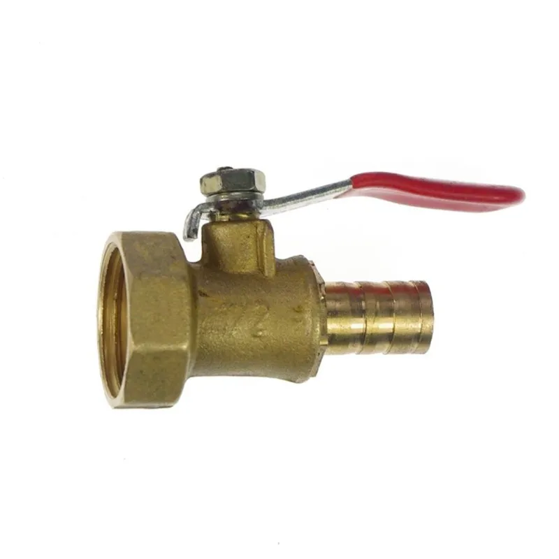 

1pcs House Barbed 10-1/2" BSP Male Full Ports Brass Pipe Ball Valve