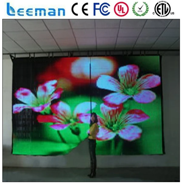 Sinosky P10 Leeman P16 P20 2015 портативный гибкий светодиодный экран занавес гибкой