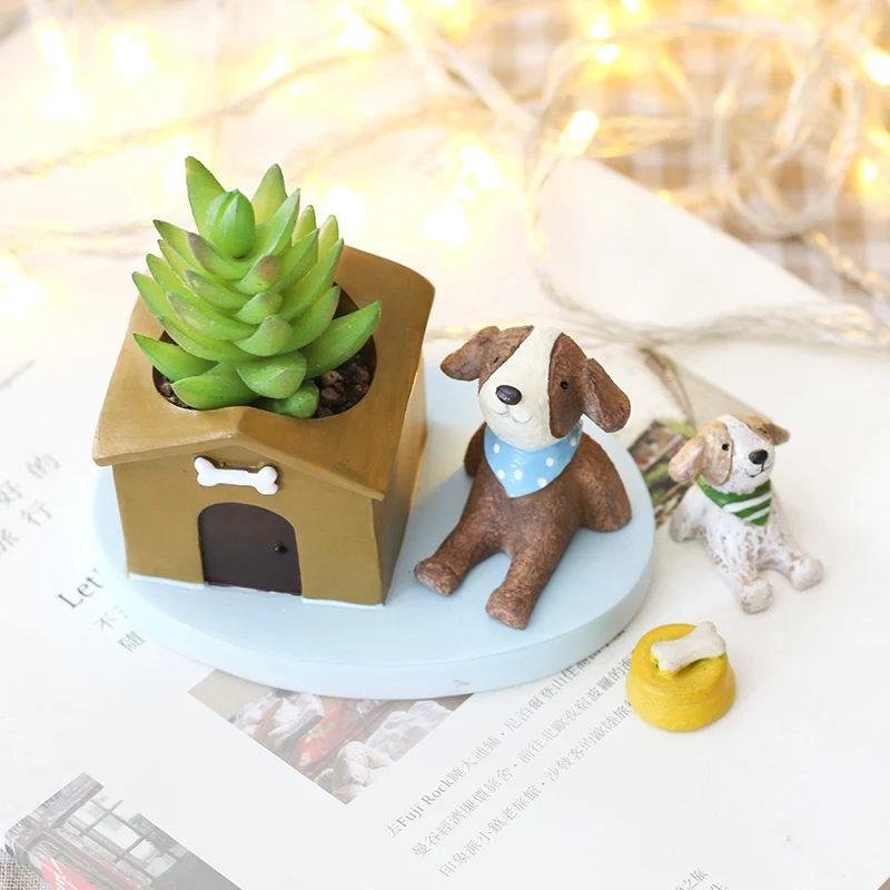 Набор из 6 цветочных горшков в виде животных|flower pot|decorative flower potsbonsai planter |