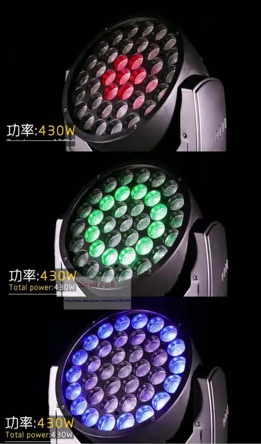 37x20 Вт RGBW 4N1 светодиодный зум движущаяся головка луч света DMX512