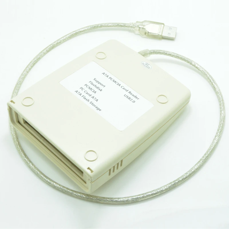 

ATA PCMCIA Memory Card Adapter PC Card Reader 68PIN CardBus To USB 2.0 Adapter with the switch and enclosure