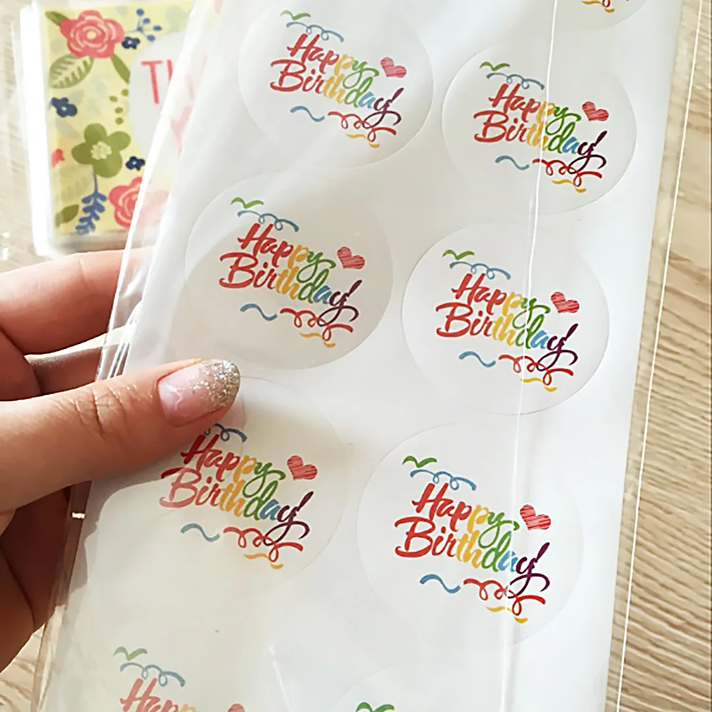 Яркие ярлыки для еды на день рождения 100 шт. | Дом и сад