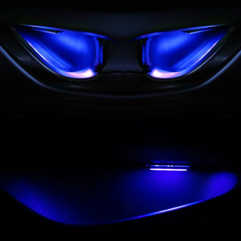 Новинка 6 цветов Светодиодные Автомобильные дверные светильники атмосферные