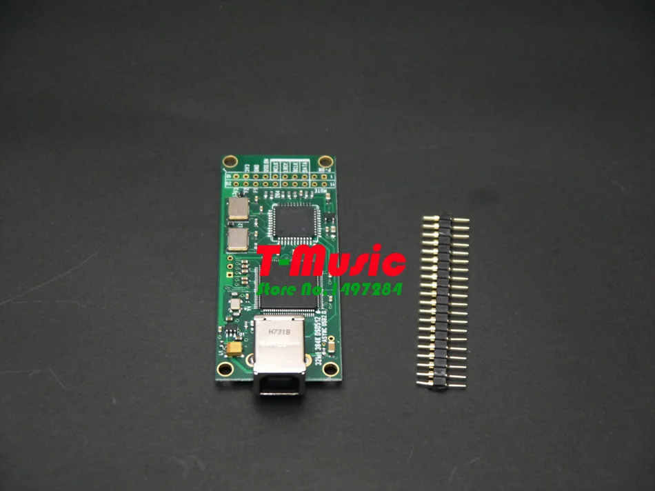 USB модуль для DAC I2S Out 384K DSD512|Усилители мощности| |
