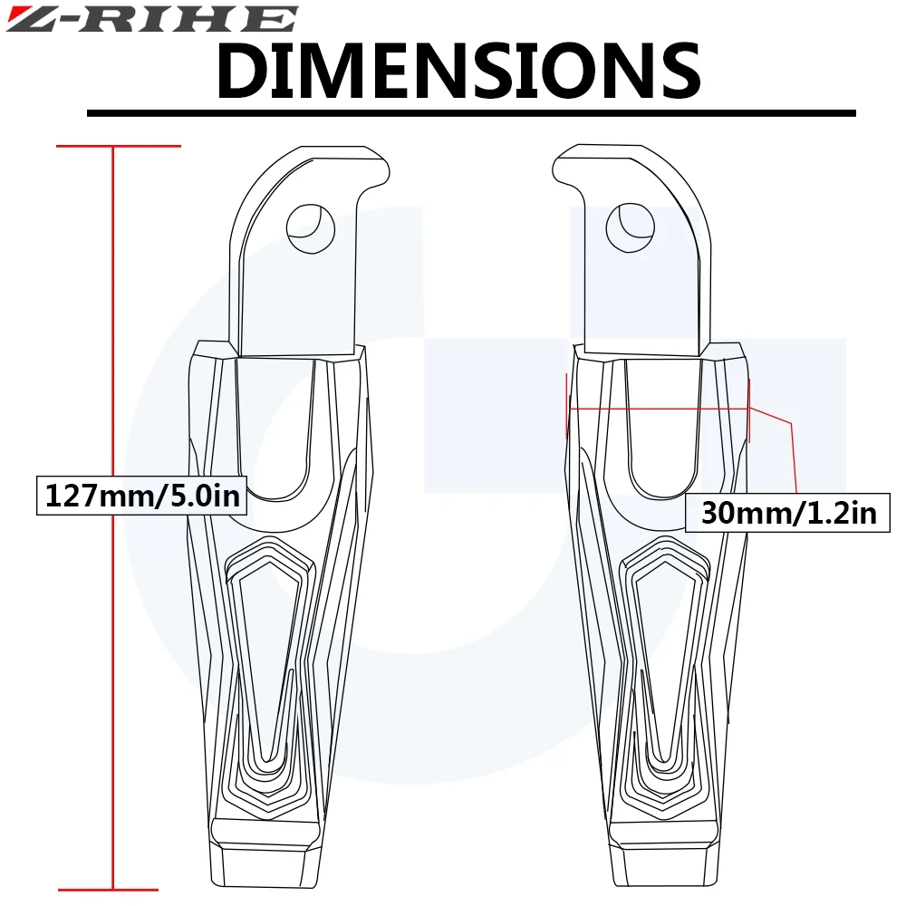 Для Yamaha MT09 MT 09 2014 2015 2016 2017 2018 мотоциклетные CNC Задние подножки для легковых