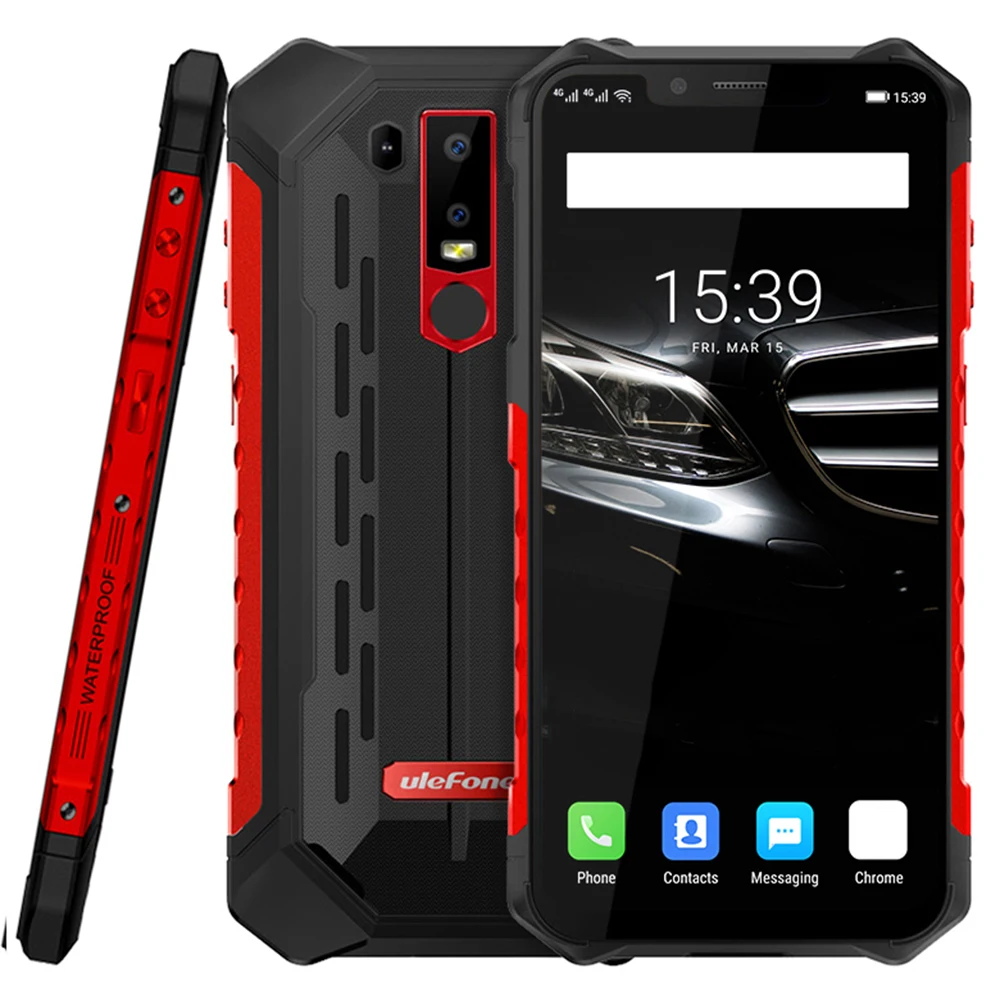 Ulefone Armor 6E 4G смартфон 6 2 дюймов Android 9 0 MT6771T Восьмиядерный 1 ГГц 4 Гб ОЗУ 64 ПЗУ 8 МП 5000