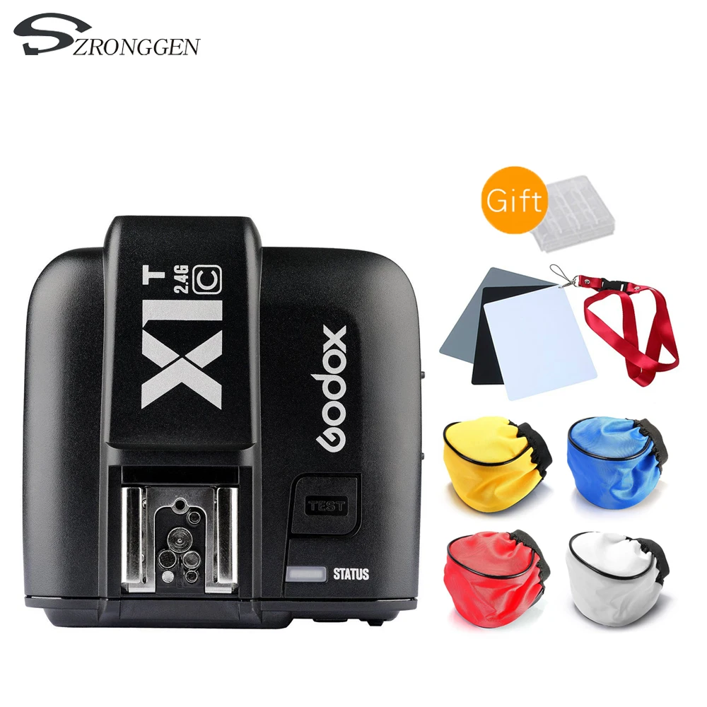 Оригинальная вспышка GODOX X1T-C X1C 2 4G Беспроводная Speedlite с одним передатчиком (TX) для
