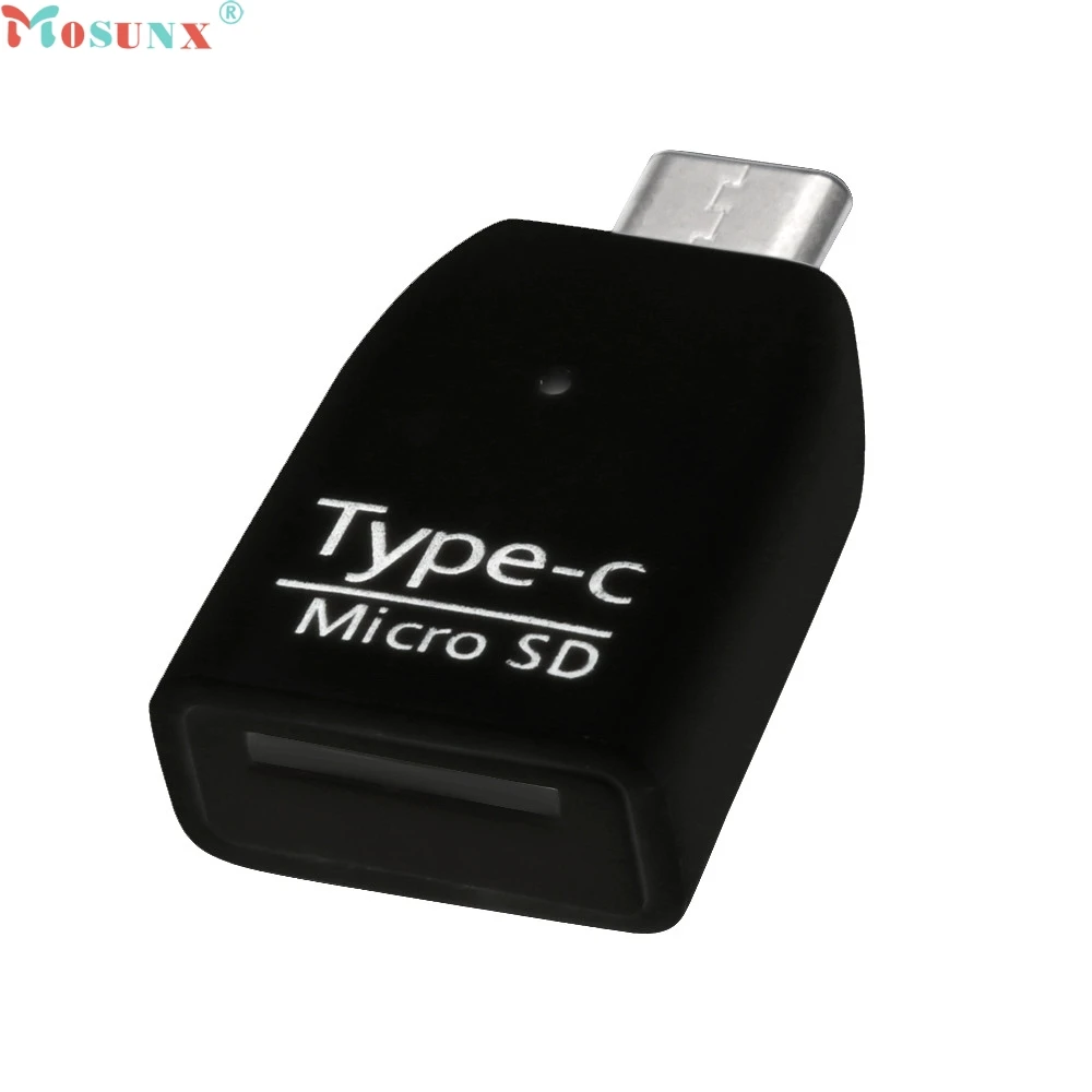 Mosunx Заводская цена мини Type C Micro SD TF устройство для чтения карт памяти OTG адаптер USB