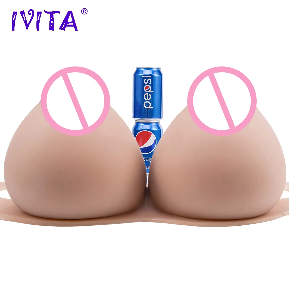 Реалистичная силиконовая форма для груди IVITA 8300 г искусственные трансвеститов