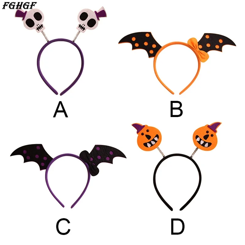 FGHGF Хэллоуин летучие мыши Тыква искусственные волосы детвечерние НКА DIY головные