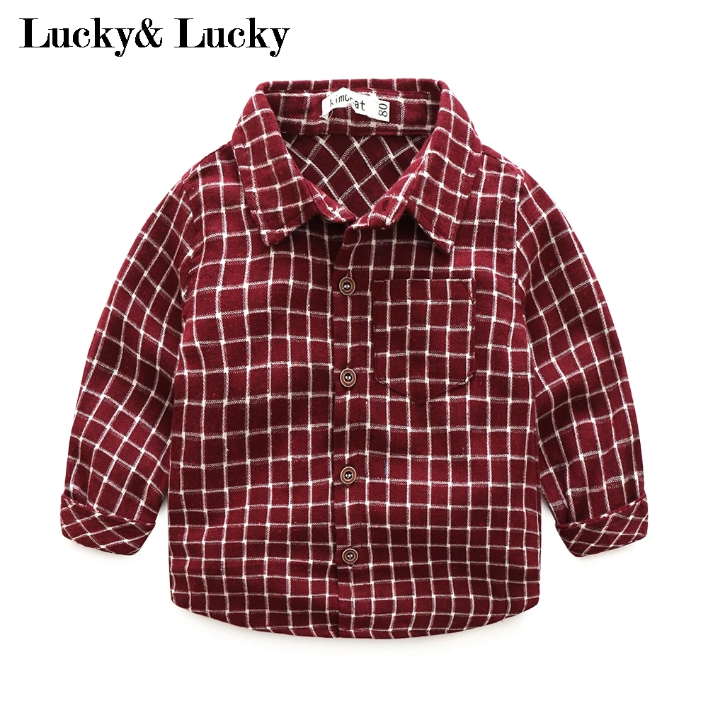 Рубашки с длинным рукавом для новорожденных модная блузка |