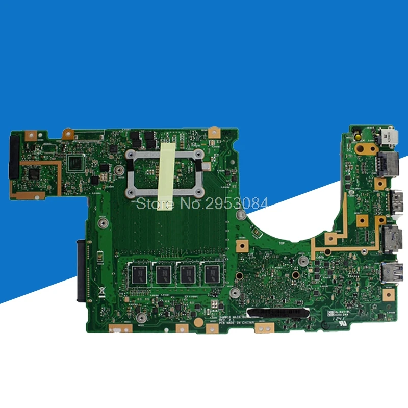 Для Asus S400C S400CA Материнская плата ноутбука S400CA REC2.1 процессор материнской платы I7-3517 4 gb Оперативная память на борту тестирование S-4