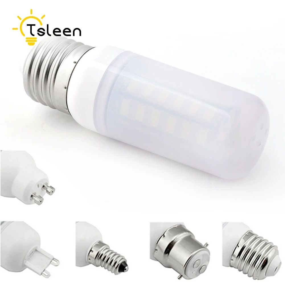 

Cheap 220V Led Lamp Ultra Bright Light 5730 SMD 7W 12W 15W 20W Milky Warm Cool White E27 GU10 B22 E14 G9 LED Corn Bulb Lamp CE